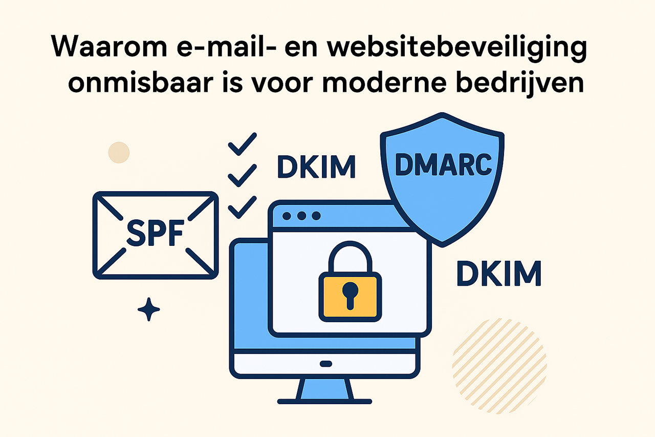 beveiliging van email en website is onmisbaar